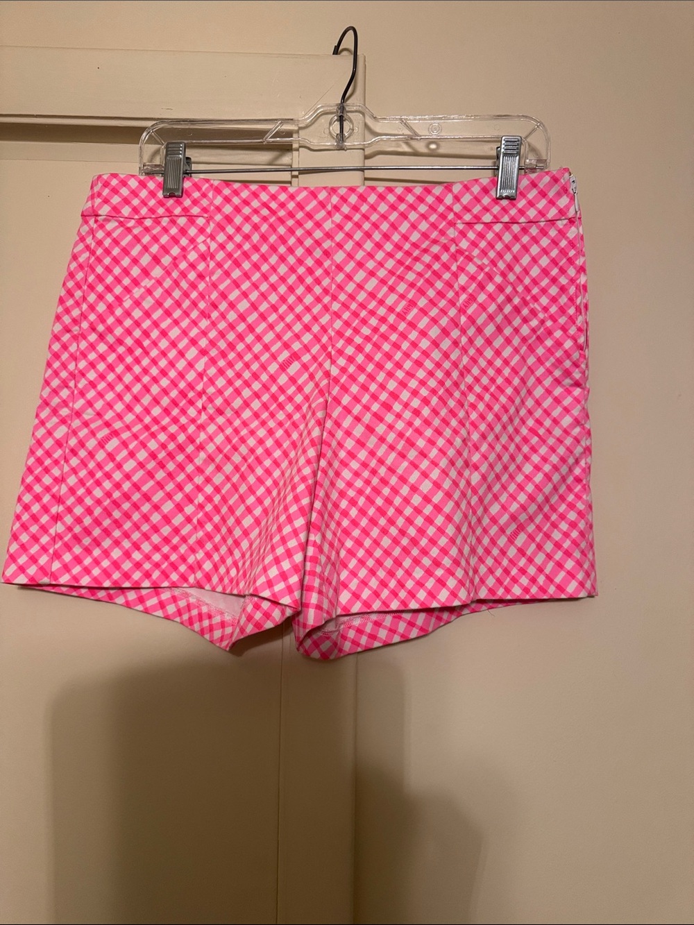Lilly Pulitzer Hot Pink Gingham Shorts